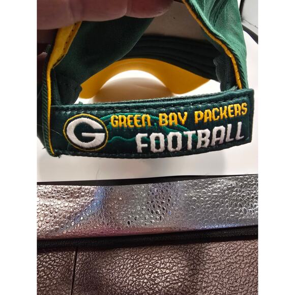 Green Bay Packers Football Strap Back Hat EUC - Picture 8 of 8